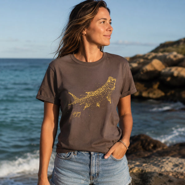 Jumping Tarpon Tee (Brown)