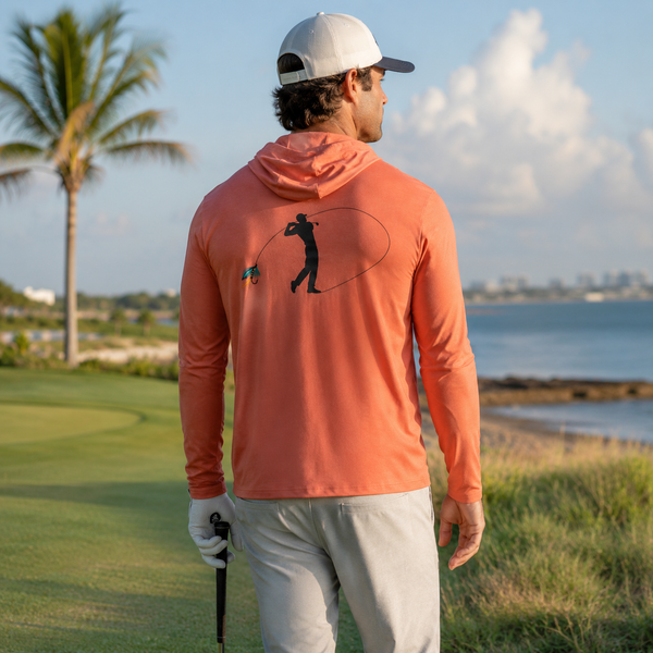 Cast & Club Bamboo Performance Hoodie (Orange)