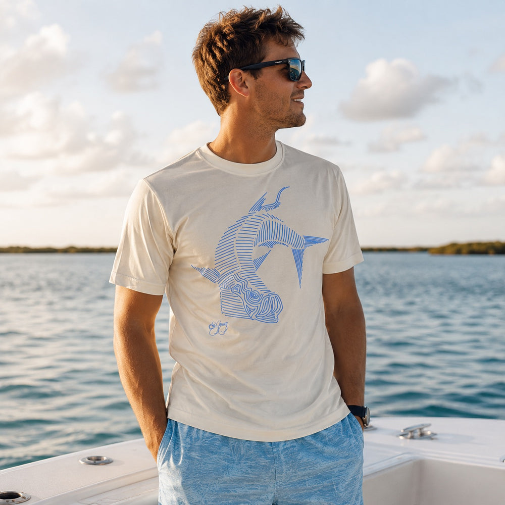 Tattoo Tarpon Tee (Cream)