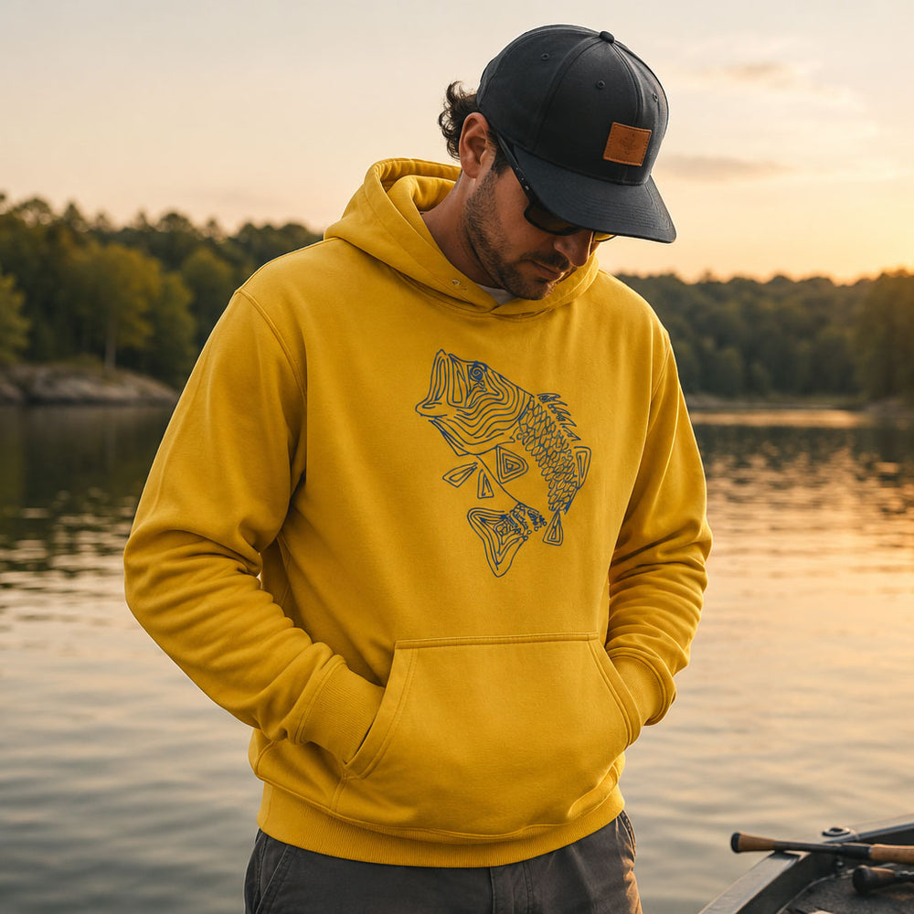 Jumping Bass Hoodie (Gold)