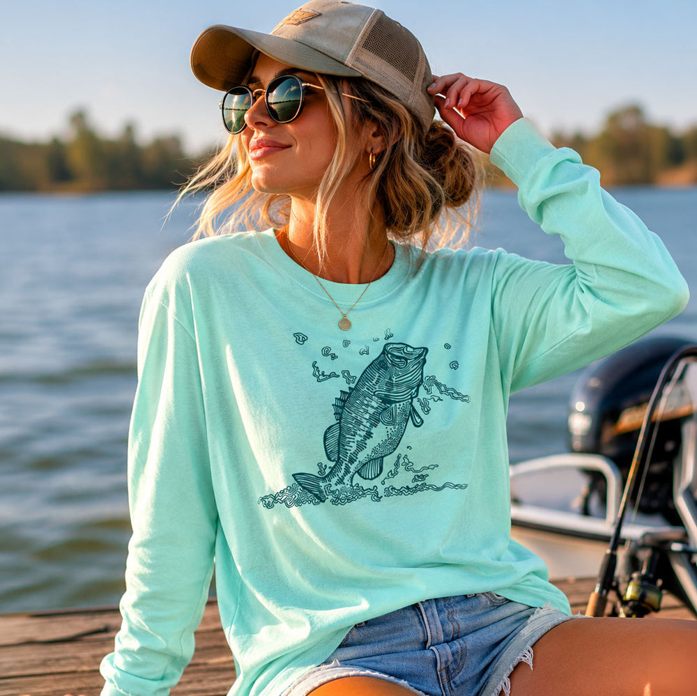 Jumping Bass Long Sleeve Tee
