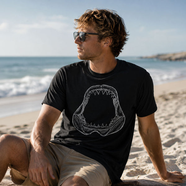 Shark Jaw Tee (Black)