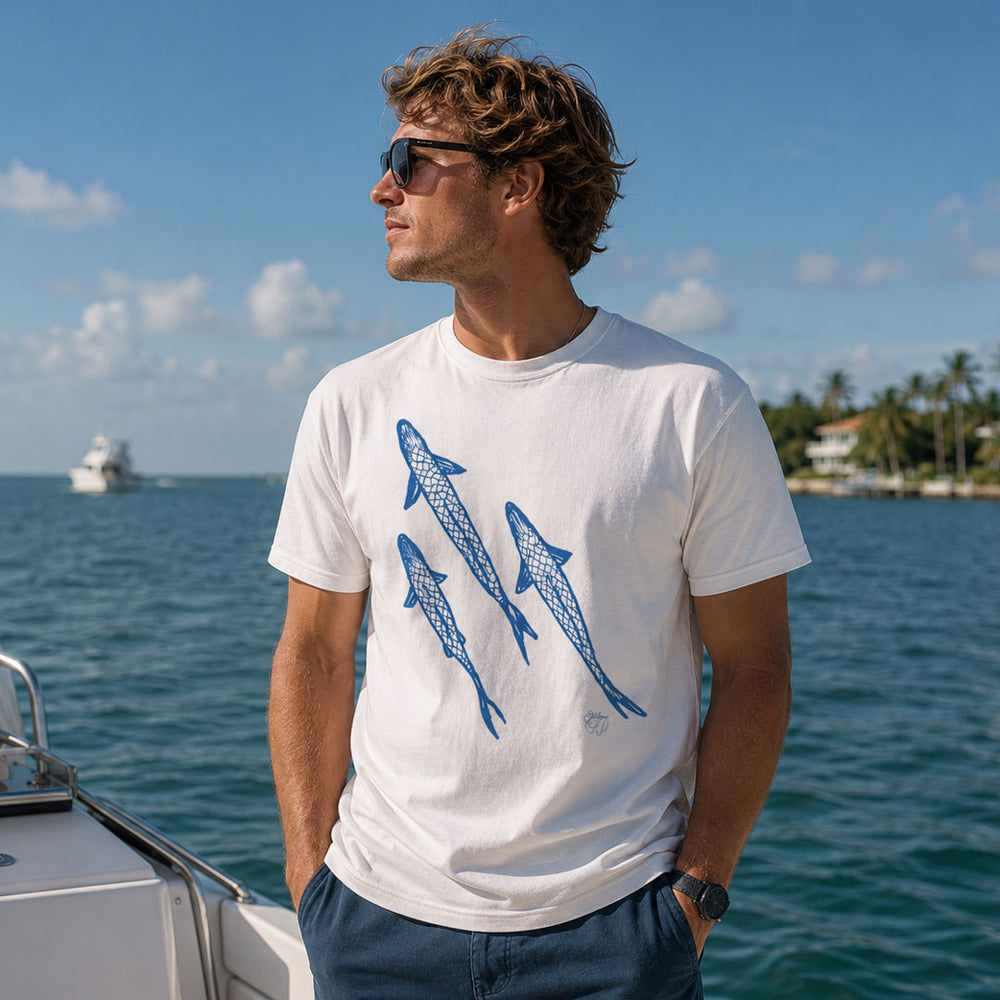From Above Tarpon Tee