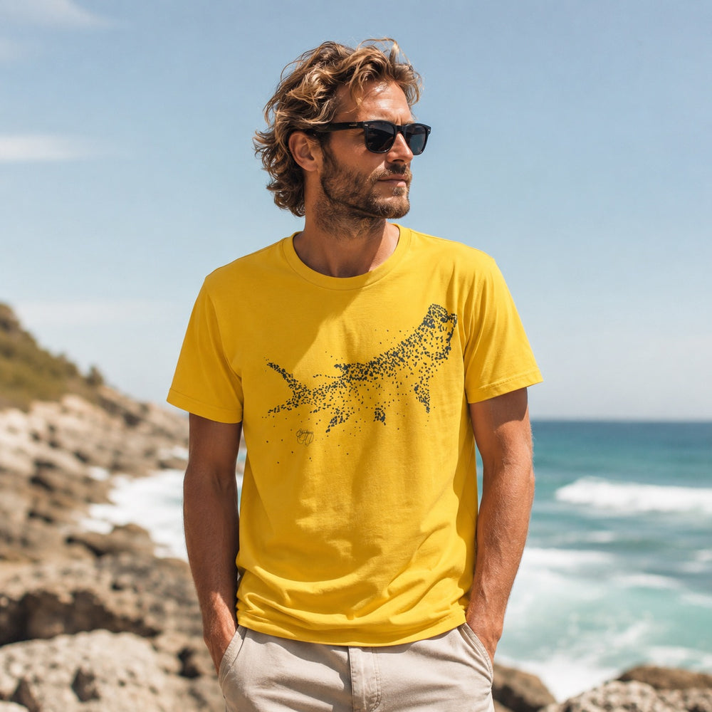 Jumping Tarpon Tee (Gold)